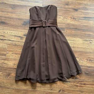 Brown Alfred Angelo Dress
